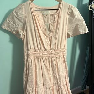 Anthropologie pink maxi